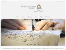 Tablet Screenshot of emmagiacalone.com